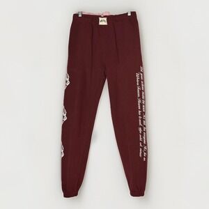 Darc Sport Wolves  Sweatpants - M - 524 Of 1000 - Great‎ Condition Burgundy